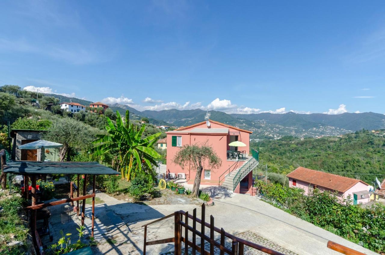 Alla Casa Rosa, Peaceful Apartment Surrounded By Greenery With Free Parking, Wifi & Air Conditioning 라팔로 외부 사진