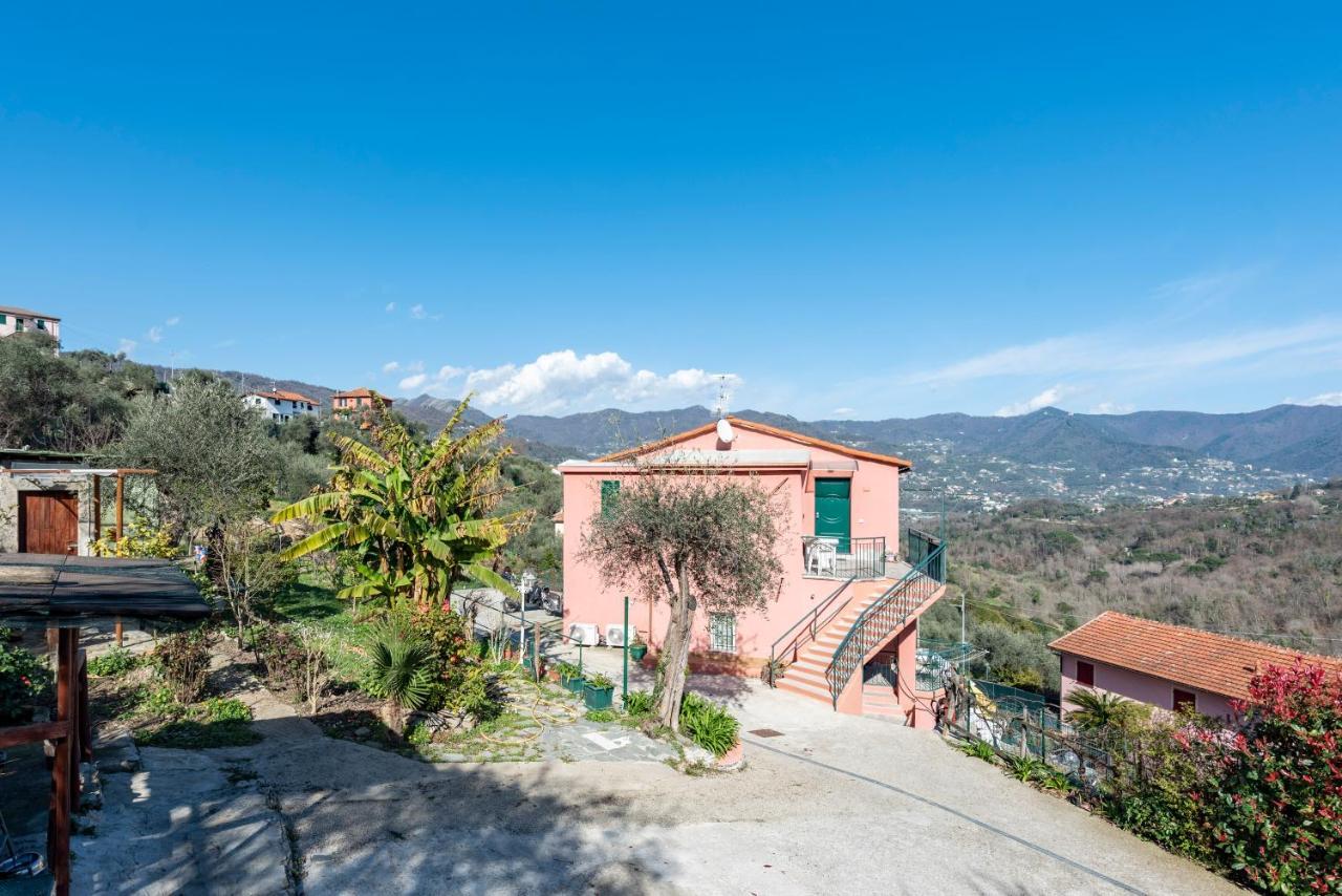 Alla Casa Rosa, Peaceful Apartment Surrounded By Greenery With Free Parking, Wifi & Air Conditioning 라팔로 외부 사진