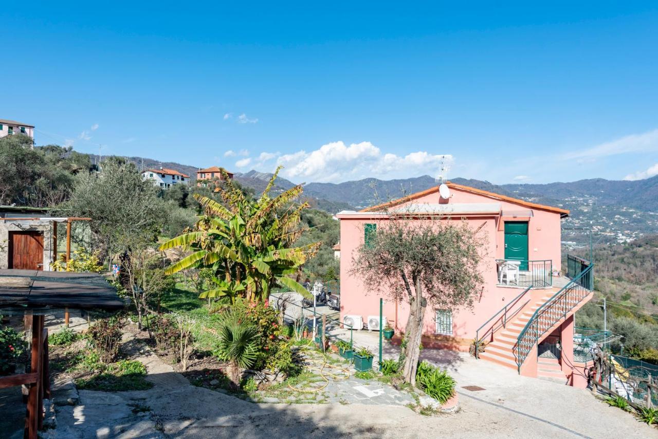 Alla Casa Rosa, Peaceful Apartment Surrounded By Greenery With Free Parking, Wifi & Air Conditioning 라팔로 외부 사진